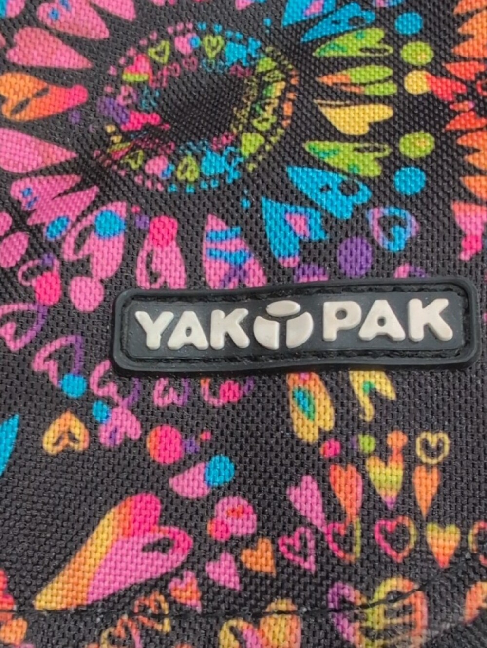 Yak Pak Black Multicolor Mandala Crossbody Bag - Picture 3 of 7